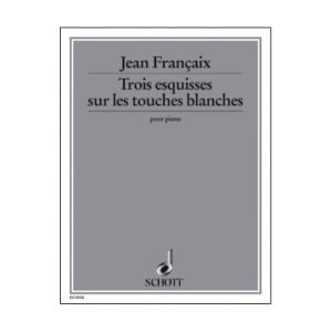Trois esquisses sur les touches blanches