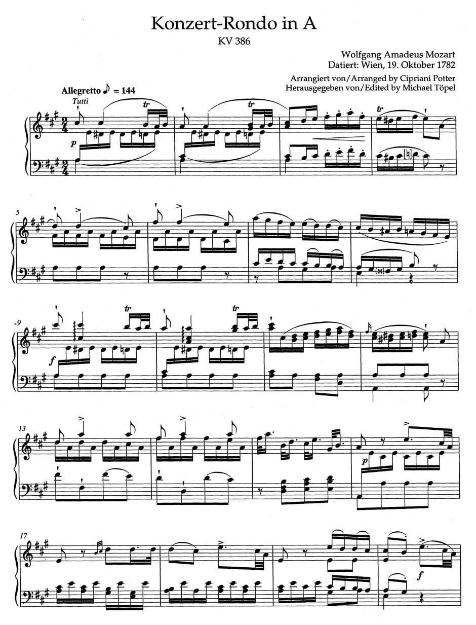 Concert Rondo in A major for Piano - Bild 2