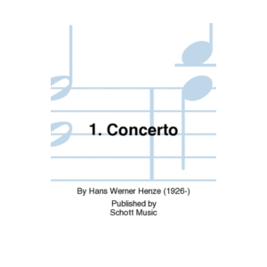 1. Concerto