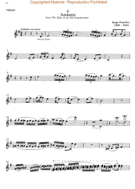 Four Russian Pieces | Violin & Piano - Bild 3