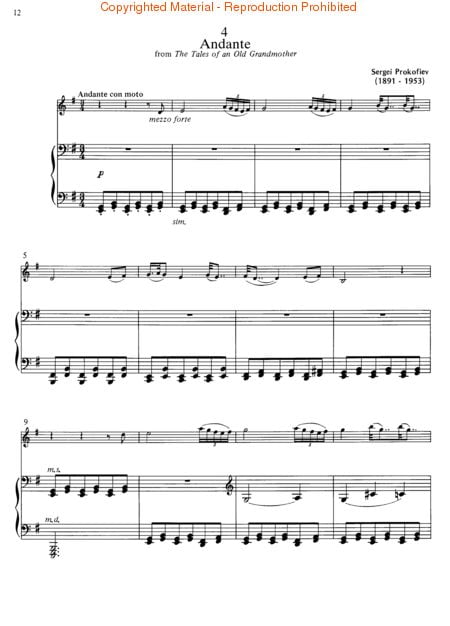 Four Russian Pieces | Violin & Piano - Bild 2