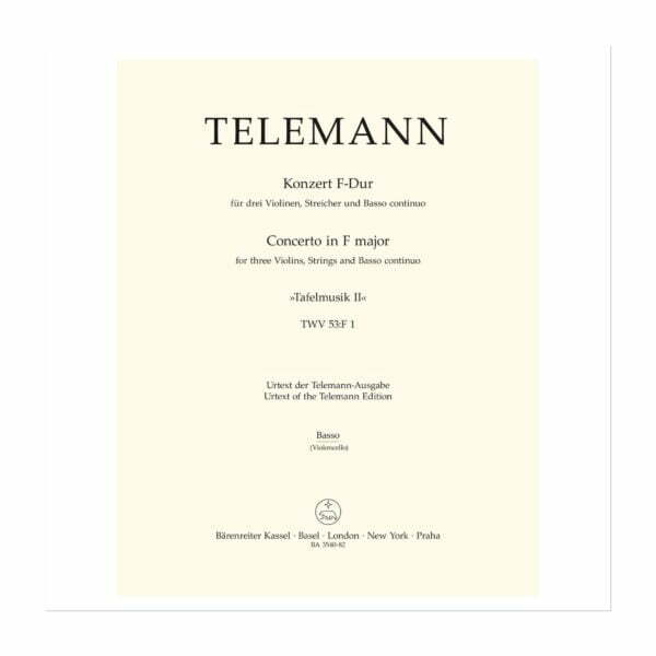 Concerto from Tafelmusik II | Cello/Kontrabas