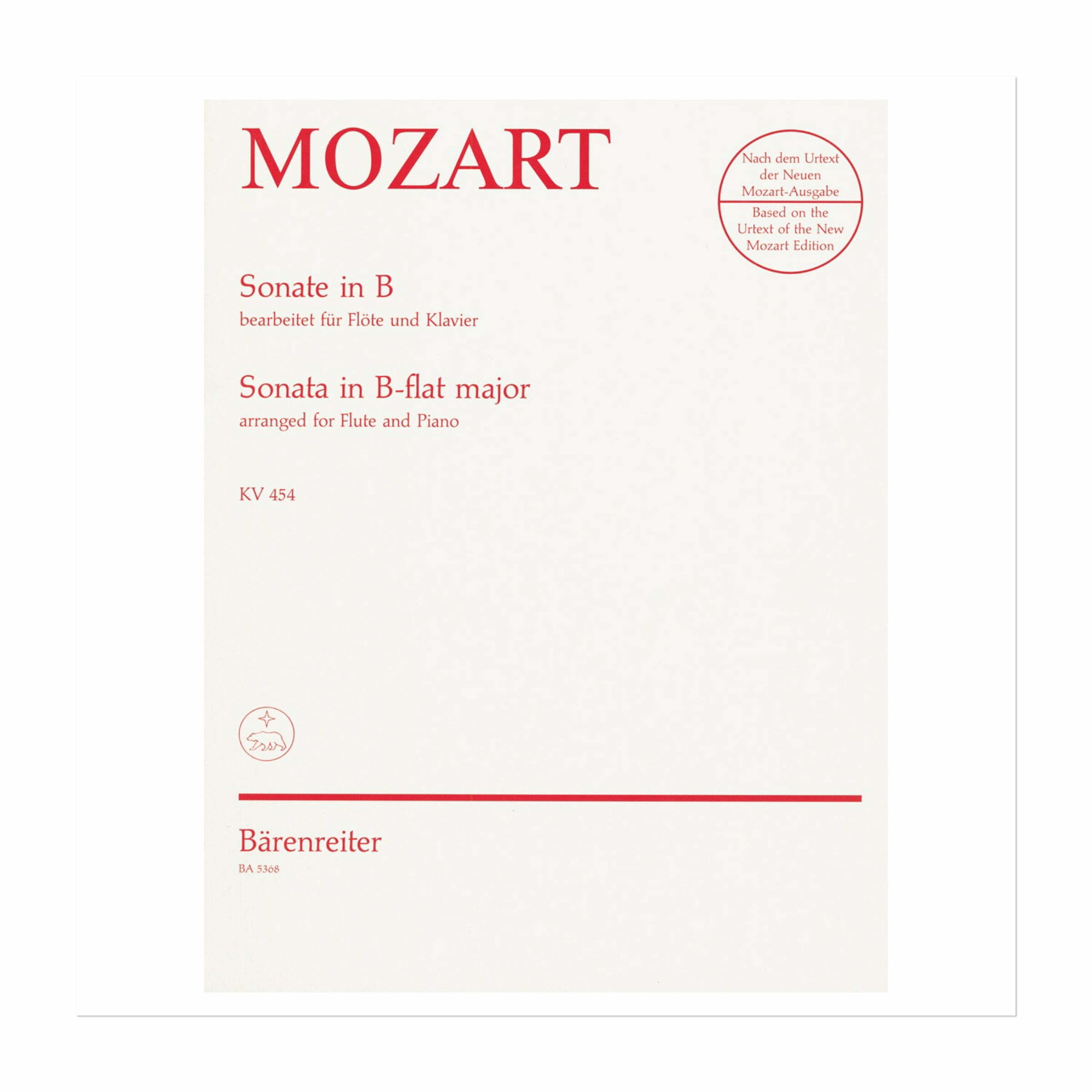 Mozart - Sonate B-Dur | Flöjt & Piano