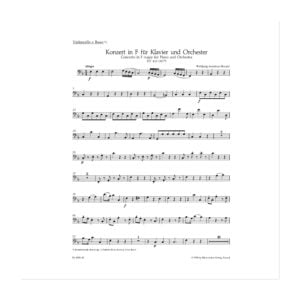 Piano Concerto in F major | Cello