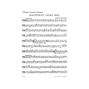 Magnificat anima mea | Cello/Kontrabas