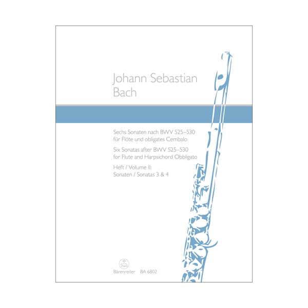 Six Sonatas after BWV 525-530 for Flute and Harpsichord Obbligato | Vol. 2
