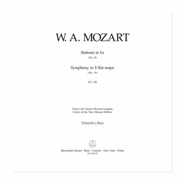 Symphony in E-flat major (No. 19) | Cello/Kontrabas