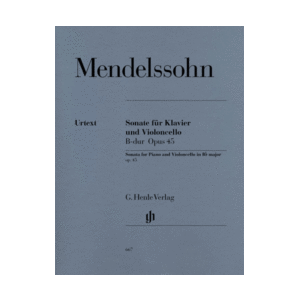Sonata for Piano and Cello B flat major op. 45