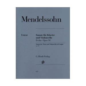 Sonata for Piano and Cello D major op. 58