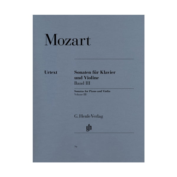 Mozart - Sonatas for Piano and Violin 3 | Henle