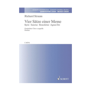 Vier Sätze einer Messe | Op. AV 31