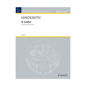 Hindemith - 6 Lieder | Sång & Piano