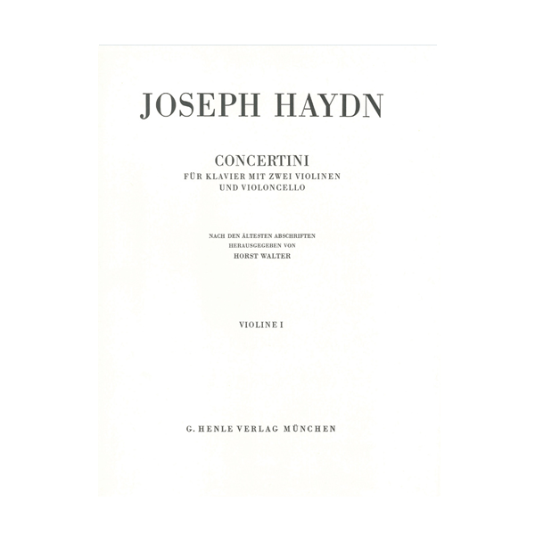 Concertini for Piano (Harpsichord) | Violin 1