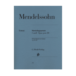 String Quartet f minor op. post. 80