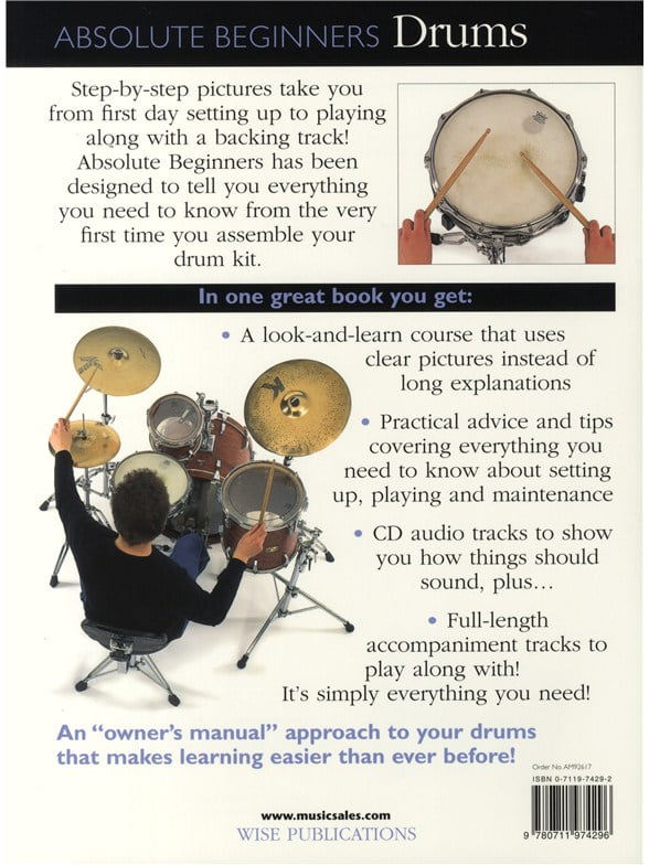 Absolute Beginners - Drums - Back