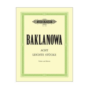 Baklanowa - Acht leichte Stücke