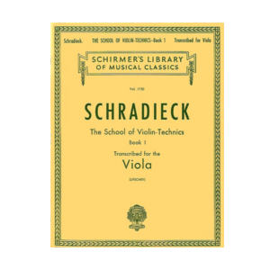 Henry Schradieck - School Of Violin Technics Book One | Viola