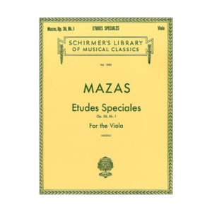 Etudes Speciales Op.36 Book 1 (Viola)