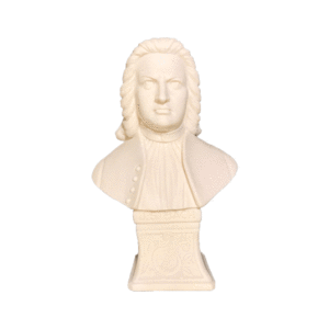 Statyett J.S Bach | Marmor | 24 cm