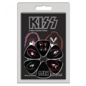 Plektrumsats Kiss Picks 1 | 6-pack