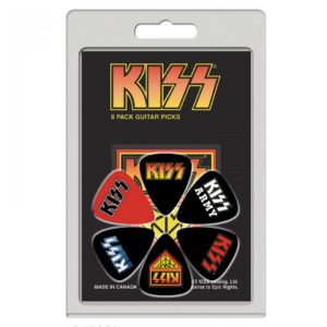 Plektrumsats Kiss Picks 2 | 6-pack