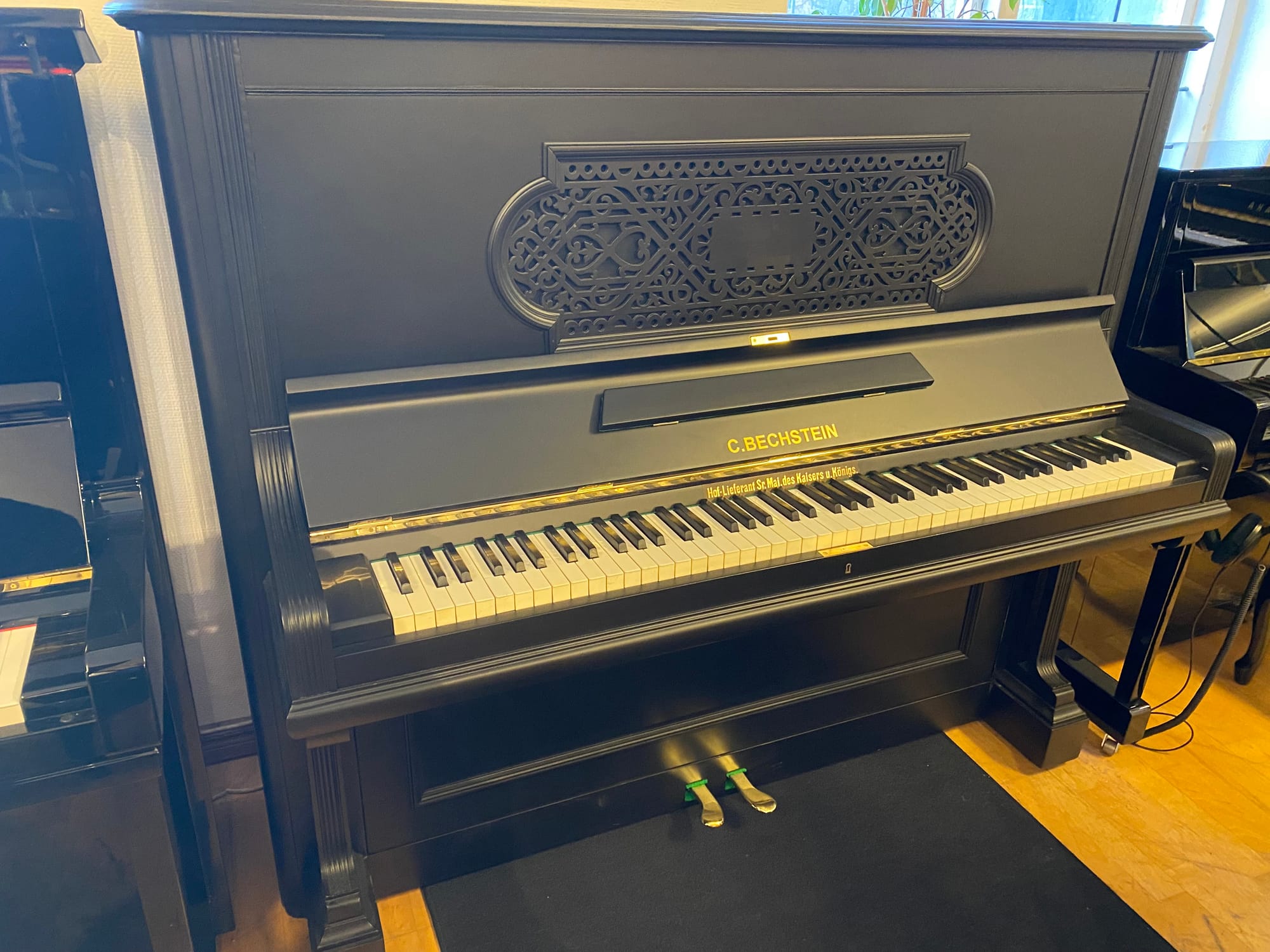 Piano Bechstein | Svart sidenmatt - Bild 2