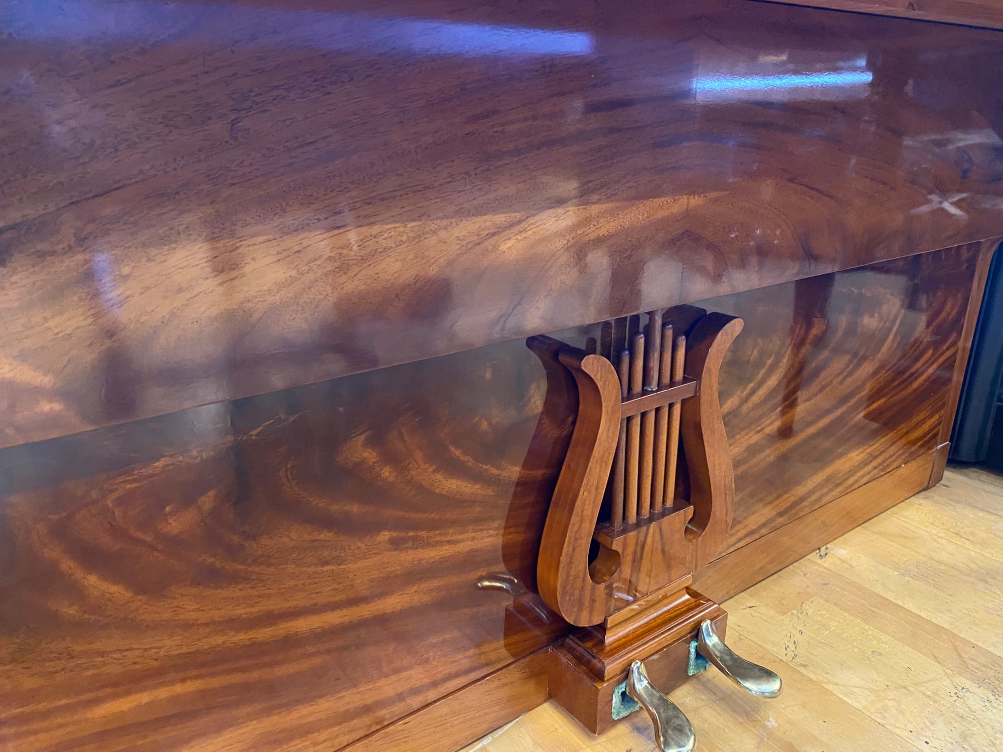 Piano Aug. Hoffman "Jenny Lind" | Polerad mahogny - 3