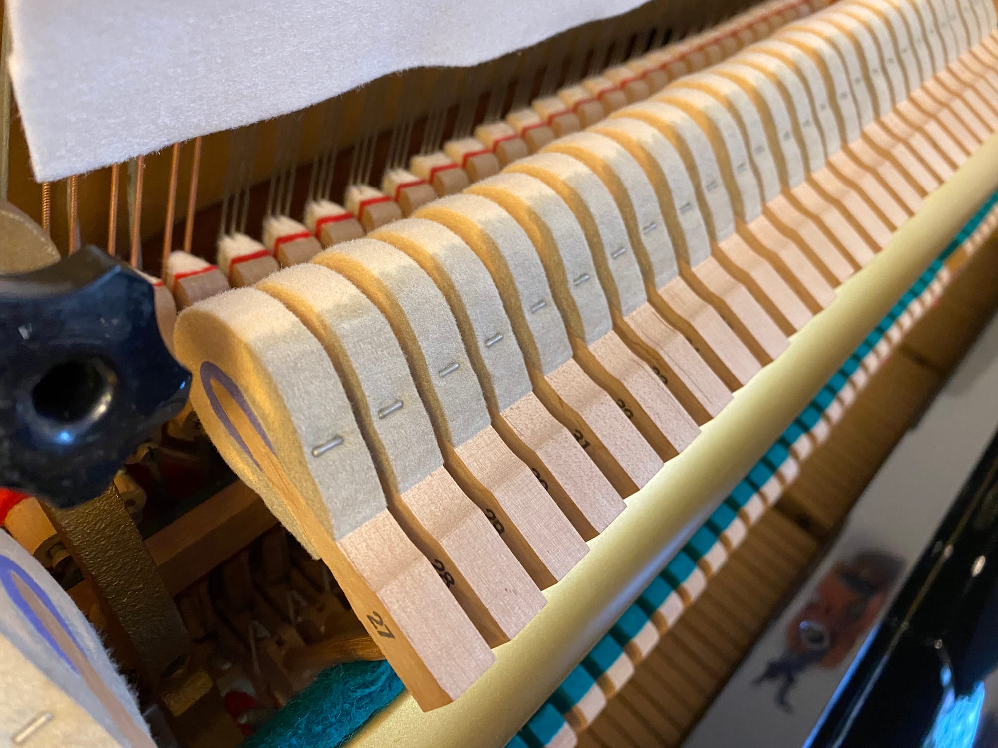 Yamaha U3 hammarlag